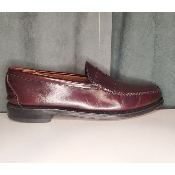Johnston & Murphy Aristocraft USA Made Cordovan Leather Penny Loafer US 12 A - Picture 5 of 14